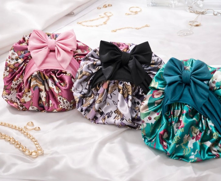 Lumi Belle Tie Satin Bonnet