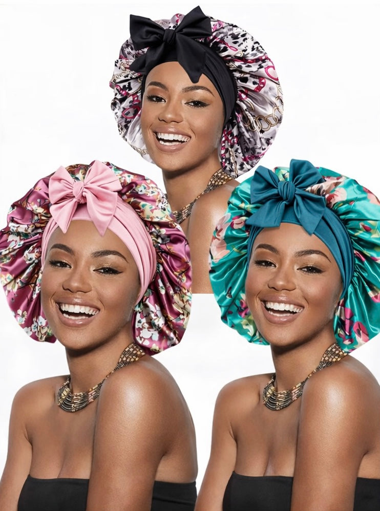 Lumi Belle Tie Satin Bonnet