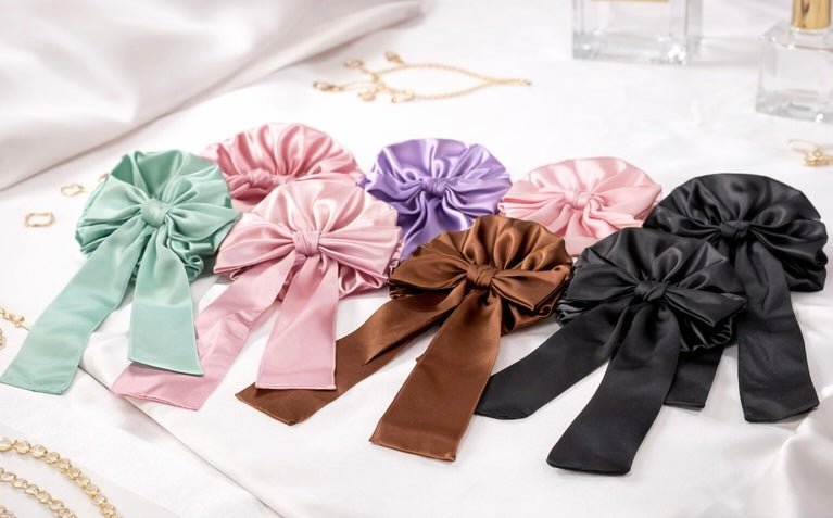 Lumi Belle Satin Ribbon Bonnet